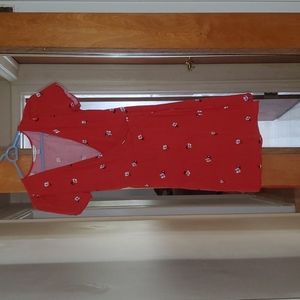 Red Cotton Sundress